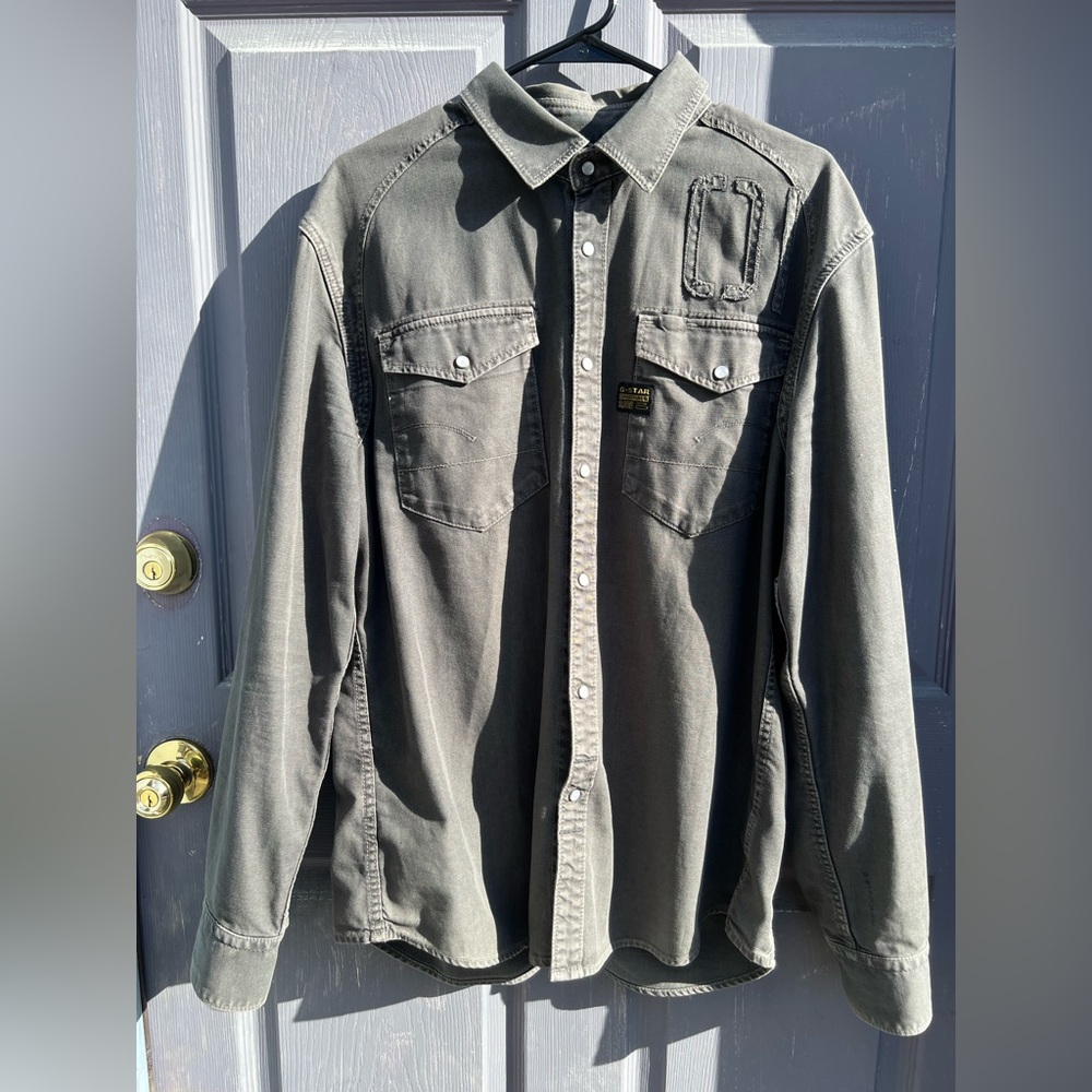 GStar Raw Denim Button Down Shirt